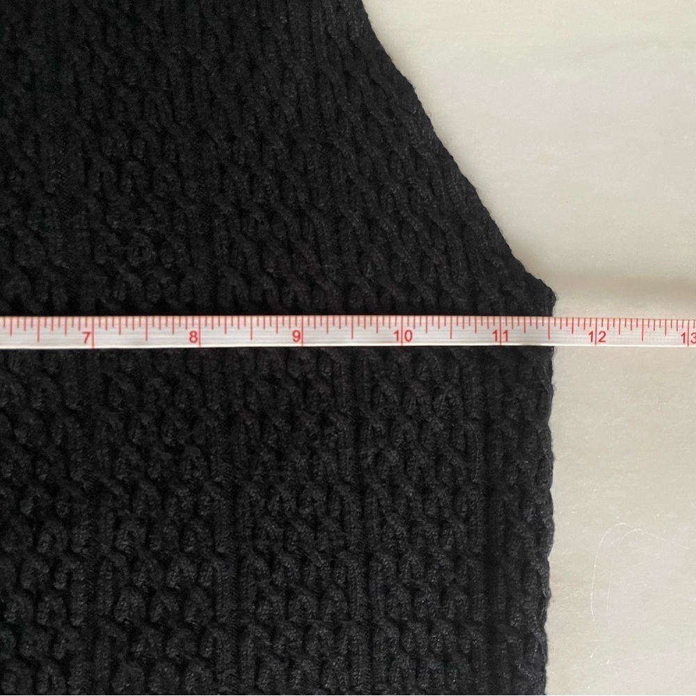 Revolve Superdown Black Knit Crop Top XS - Picture 6 of 8